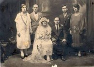 Gavriles/Panaretos wedding 1925 Pawtauket, Rhode Island 
