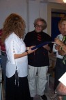 George Miller. Presented with a superb award from the Thimo (local government) of Kythera 