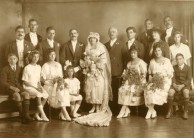 Wedding of Menas (Mick) Megaloconomos to Mary Lekatsas in 1921 