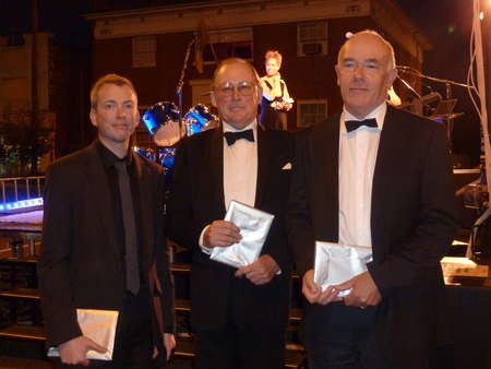 The three architects involved in the Roxy restoration, all received awards on the evening 