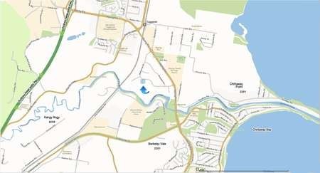 Map for the location of Saint Haralambos Church, Tuggerah, NSW Central Coast 