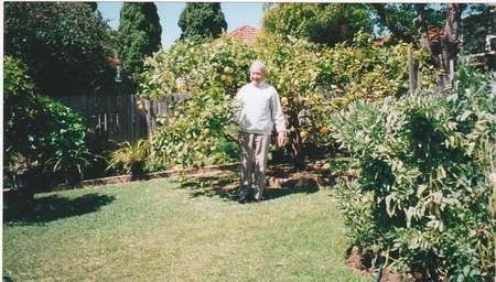 Emanuel Casimatis. Master gardener. He loved his figs. 