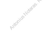 Antonius Notaras. Reminiscing about his life. 