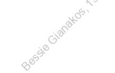Bessie Gianakos, 1938-2015 