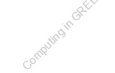 Computing in GREEK on Microsoft Windows XP Systems 
