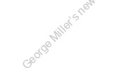 George Miller’s new script 