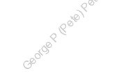 George P (Pete) Petrochilos 