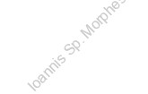 Ioannis Sp. Morphesis 