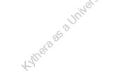 Kythera as a University Course - Ohio State University, USA, 2002. 