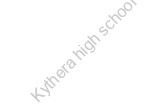 Kythera high school as a source of spirit and culture for the island 