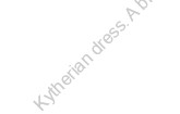 Kytherian dress. A brief History, with focus on the spaleta. 