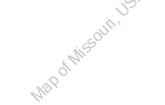 Map of Missouri, USA. 