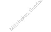 Milkshakes, Sundaes & Cafe Culture Education Kit. Junior Schools. 