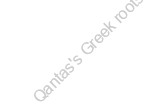 Qantas's Greek roots. 