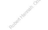 Robert Hannah. One of the foremost authorities in the Southern Hemisphere 