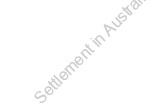 Settlement in Australia 