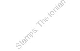 Stamps. The Ionian Islands. Treasure from the Mediterranean. 