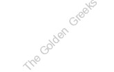 The Golden  Greeks 