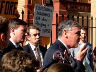 George Souris at a NSW Parliamentary Rally 