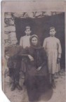 Metaxia Levonis with young Syd Levonis (Stavros) and two of his sisters possibly Stavroula and Coola? taken on Kythera 