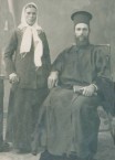 Father Evangelos Crithary the priest of Karavas and his wife Stamatia (nee Panaretos). 