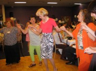 The Governor of Queensland, Ms Quentin Bryce, AC dances the Kalamatiano... 