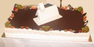 Magnificent cake of Ayios Haralmbos Church at the mega-event of April 15th, 2007, in Brisbane. 