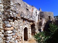 Old building at the Mylopotamos castle 