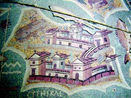 Idealised map of Kythera on Ceramic. 