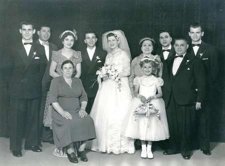 Wedding Party - Stephen & Anna Zantiotis 1956 