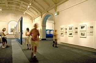 In Their Own Image. Greek Australians - the Exhibition. - Effy and Leonard - State Lib, NSW, interior