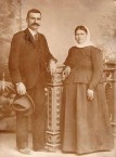 Nikolaos Stratigos & his wife. 