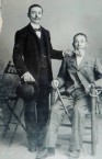 Spiros Panaretos with his father Peter Panaretos circa 1908 