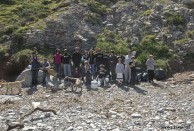 Kytherian Initiative's beach cleanup 