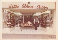 Emanuel Casimatis. Outside the Elite Shoe Salon, Kingsgrove 