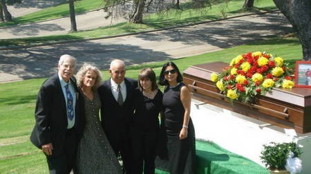 At the funeral of Uncle Pete Clentzos 