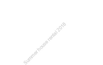 Summer house rental 2018