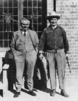 Harry Corones and Commissioner W. H. Ryan, ca. 1932. 