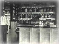 Woodburn, NSW - Kytherian store owner near the front counter of his store, circa 1922/23. 