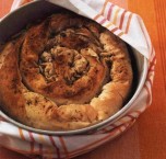 Spinach, herb, ricotta and fetta filo pastry pie. 