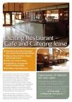 Exciting Restaurant – Cafe and Catering lease 