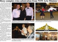 Roxy complex wins admiration from NSW Arts Minister 