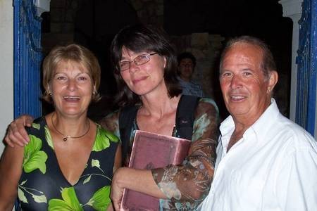 Mrs Matina Samios (nee, Protopsaltis), Mrs George Miller, & Mr Manuel Samios. 