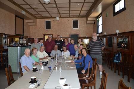 The Belrose Rotarian group met for early morning breakfast in the Roxy Cafe 