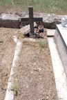 Worn grave marker, Potamos 