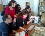 High School Students with Professors Study project. Kythera Library Kondelianika 