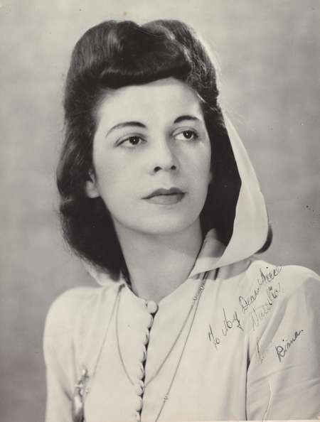 Diana (Diamantoula) Rudkin (nee Lianos) c. 1950 