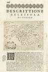 1588 Page of Atlas by Porcacchi 