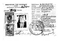 Stamatiki Kassimatis' passoport 