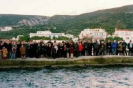 Theofania crowd at Agia Pelagia 
